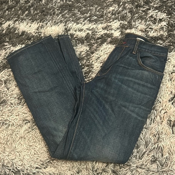 Blue Tommy Hilfiger Straight Mercer Jeans - Picture 1 of 9
